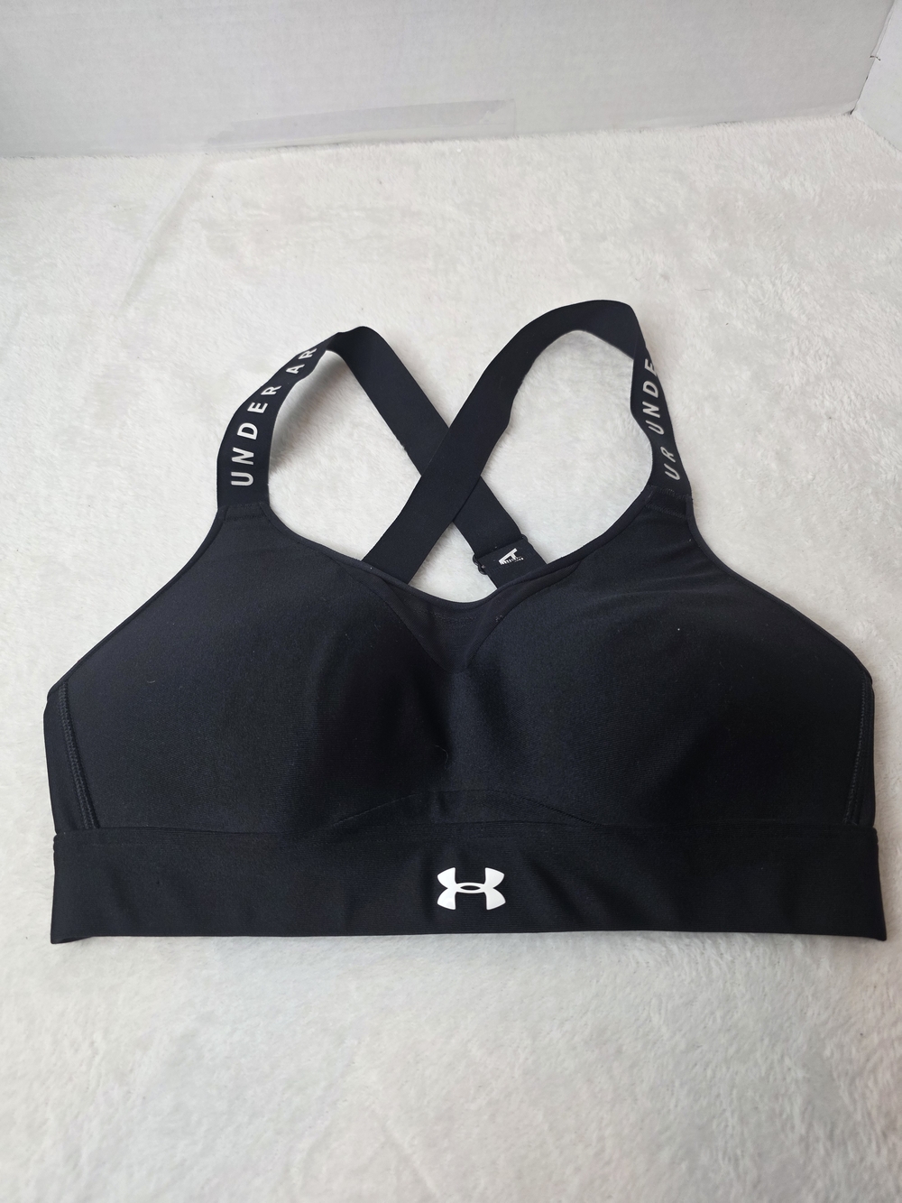 Under Armour Black Crisscross Strappy Sports Bra